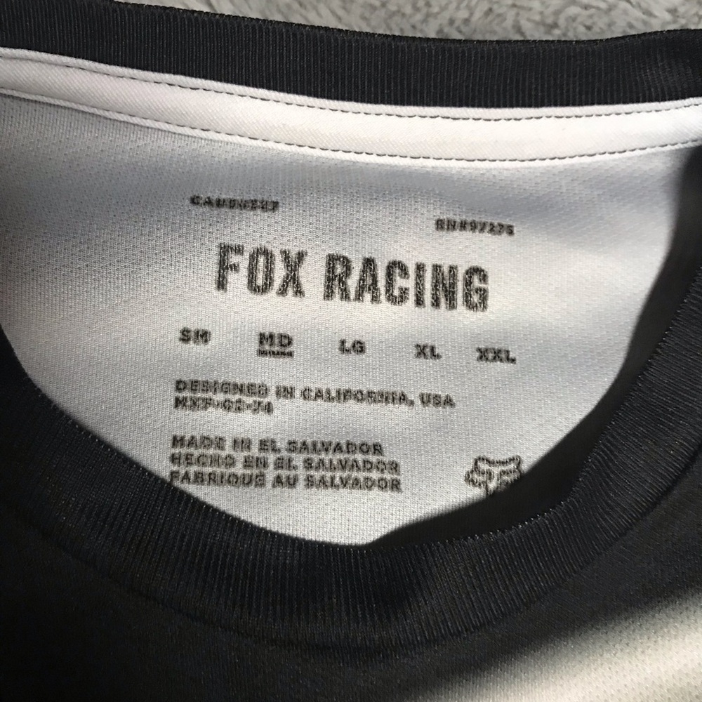 Fox Racing Men’s Long Sleeve Logo Tee - Black & Gray - Picture 2 of 5